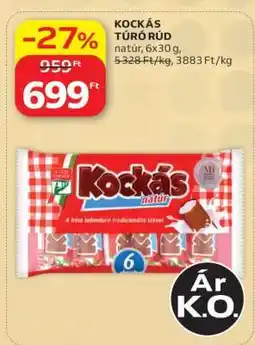 Auchan Kockás Túró Rúd ajánlat