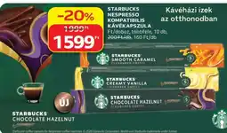 Auchan Starbucks Nespresso kompatibilis kávékapszula ajánlat