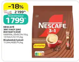 Auchan NESCAFÉ 3IN1 VAGY 2IN1 INSTANT KÁVÉ ajánlat