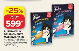 Auchan PURINA FELIX DELI MOMENTS MACSKASNACK ajánlat