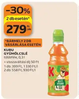 Auchan KUBU GYÜMÖLCSLÉ ajánlat
