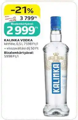 Auchan Kalinka vodka ajánlat