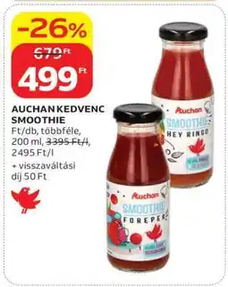 Auchan AUCHAN KEDVENC SMOOTHIE ajánlat