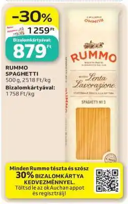 Auchan RUMMO SPAGHETTI ajánlat