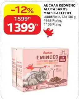 Auchan AUCHAN KEDVENC ALUTASAKOS MACSKAELEDEL ajánlat