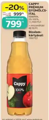 Auchan Cappy Prémium Gyümölcsital ajánlat