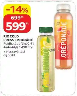 Auchan Rio Cold Press limonádé ajánlat