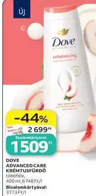 Auchan Dove Advanced Care Krémtusfürdő ajánlat