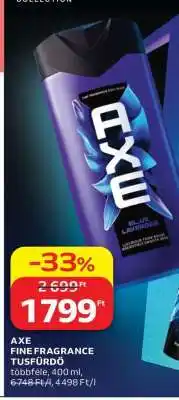 Auchan AXE FINE FRAGRANCE TUSFÜRDŐ ajánlat
