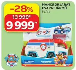 Auchan MANCS ŐRJÁRAT CSAPATJÁRMŰ ajánlat