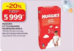 Auchan HUGGIES LITTLE MOVERS NADRÁGPELENKA ajánlat