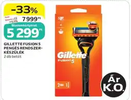 Auchan GILLETTE FUSION 5 PENGÉS RENDSZERKÉSZÜLÉK ajánlat