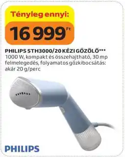 Auchan PHILIPS STH3000/20 KÉZI GŐZÖLŐ ajánlat