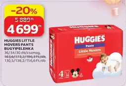 Auchan HUGGIES LITTLE MOVERS PANTS BUGYIPELENKA ajánlat