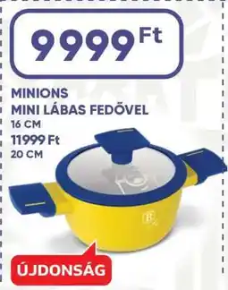 Auchan MINIONS MINI LÁBAS FEDŐVEL ajánlat