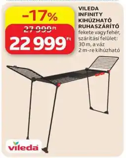Auchan VILEDA INFINITY KIHÚZHATÓ RUHASZÁRÍTÓ ajánlat