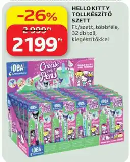 Auchan HELLO KITTY TOLLKÉSZÍTŐ SZETT ajánlat