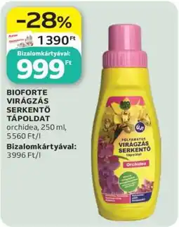 Auchan BIOFORTE VIRÁGZÁS SERKENTŐ TÁPOLDAT ajánlat