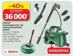 Auchan BOSCH EASYAQUATAK 120 MAGASNYOMÁSÚ MOSÓ ajánlat