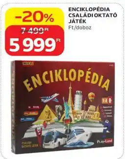 Auchan ENCIKLOPÉDIA CSALÁDI OKTATÓ JÁTÉK ajánlat