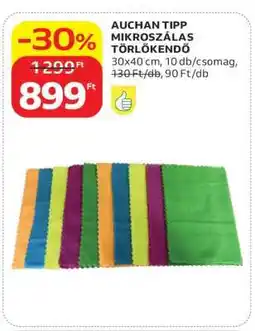 Auchan AUCHAN TIPP MIKROSZÁLAS TÖRLŐKENDŐ ajánlat
