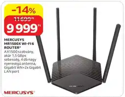 Auchan MERCUSYS MR1500X WI-FI 6 ROUTER ajánlat