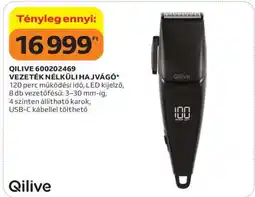 Auchan QILIVE 600202469 VEZETÉK NÉLKÜLI HAJVÁGÓ ajánlat