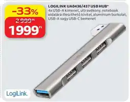 Auchan LOGILINK UA0436/437 USB HUB ajánlat