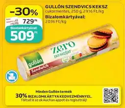 Auchan Gullón Szendvics Keksz ajánlat