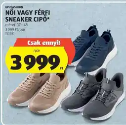 ALDI NŐI VAGY FÉRFI SNEAKER CIPŐ ajánlat