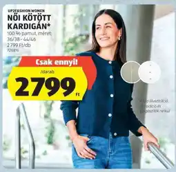 ALDI UP2FASHION WOMEN NŐI KÖTÖTT KARDIGÁN ajánlat