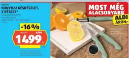 ALDI Konyhai Késkészlet, 3 Részés ajánlat