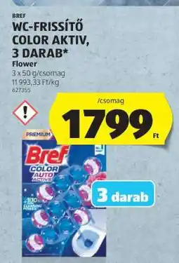 ALDI BREF WC-FRISSÍTŐ COLOR AKTIV, 3 DARAB ajánlat