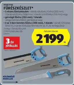 ALDI WORKZONE Fűrészkészlet ajánlat