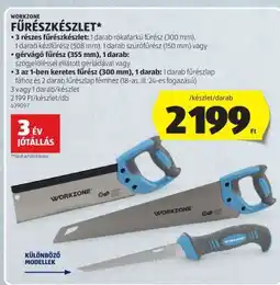 ALDI WORKZONE Fűrész készlet ajánlat