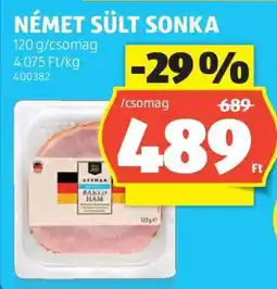 ALDI Német sült sonka ajánlat