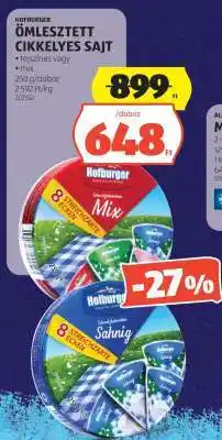 ALDI Hofburger Ömlesztett Cikkelyes Sajt ajánlat
