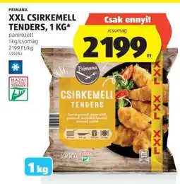ALDI PRIMANA XXL CSIRKEMELL TENDERS, 1 KG ajánlat