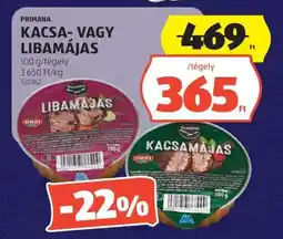 ALDI PRIMANA KACSA- VAGY LIBAMÁJAS ajánlat