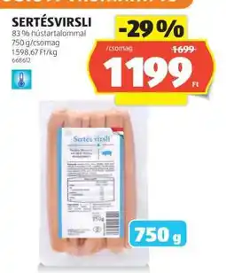 ALDI SERTÉSVIRSLI ajánlat