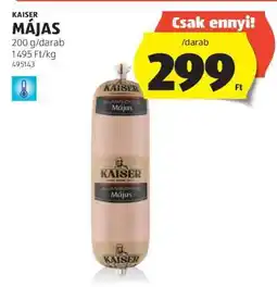 ALDI KAISER Májas ajánlat