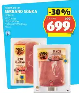 ALDI TESOROS DEL SUR SERRANO SONKA ajánlat