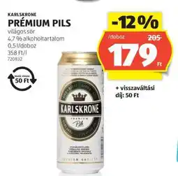 ALDI KARLSKRONE PRÉMIUM PILS ajánlat