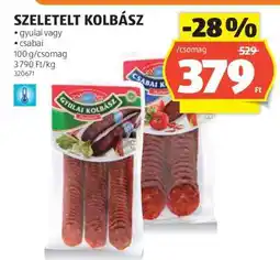 ALDI Szeletelt kolbász ajánlat