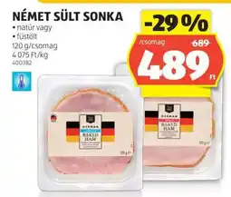 ALDI Német sült sonka ajánlat
