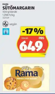 ALDI RAMA Sütőmargarin ajánlat