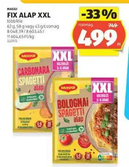 ALDI MAGGI FIX ALAP XXL ajánlat