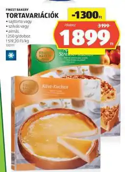 ALDI Finest Bakery Tortavariációk ajánlat