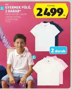 ALDI Gyermek póló, 2 darab ajánlat