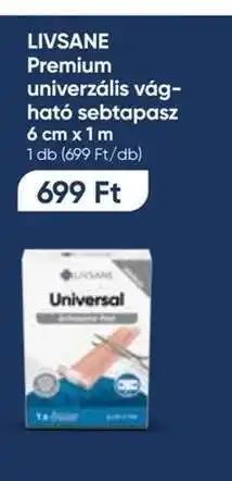LIVSANE Premium univerzális vágható sebtapasz